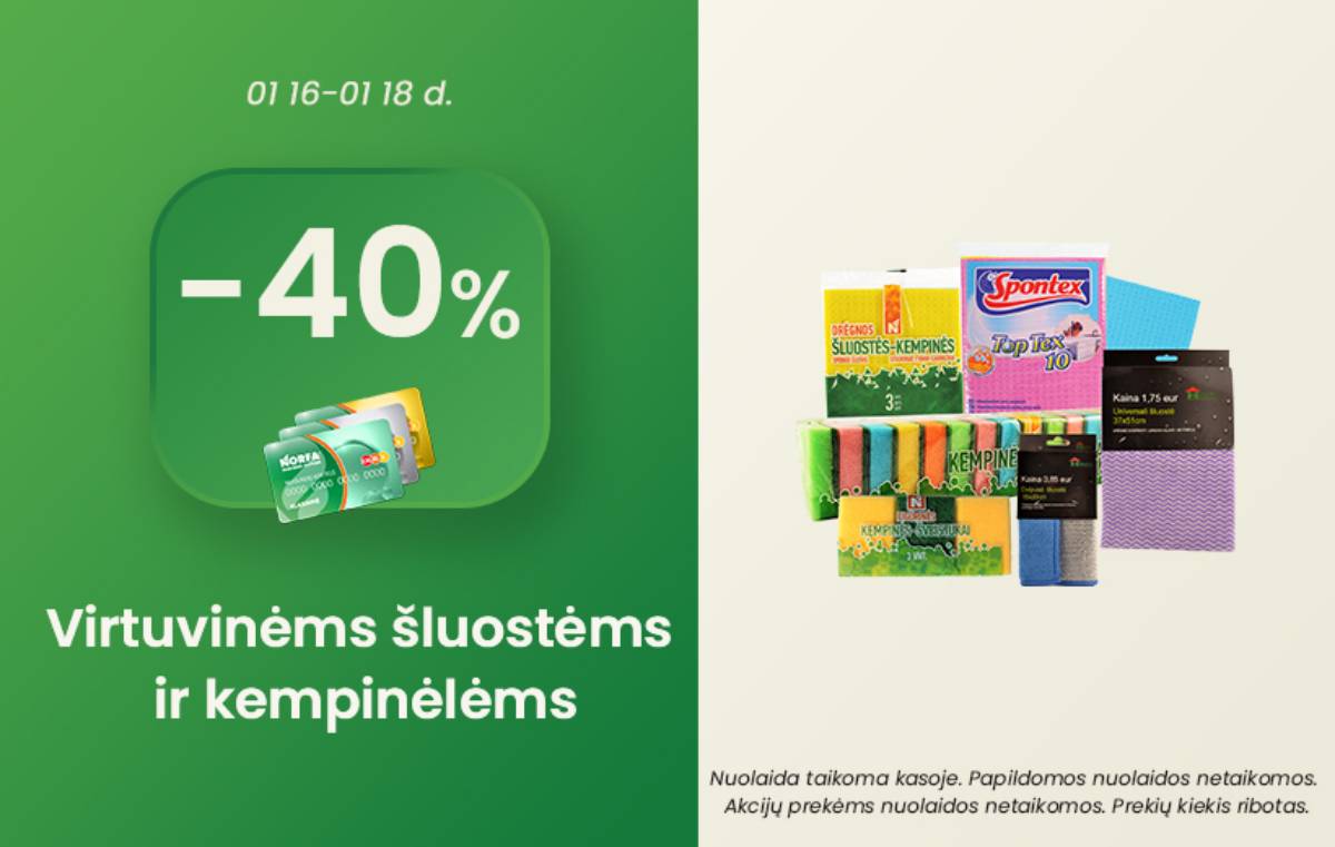 Norfa - Norfa savaitgalio akcijų leidinys | 2026-01-16 - 2025-01-18 9 puslapis