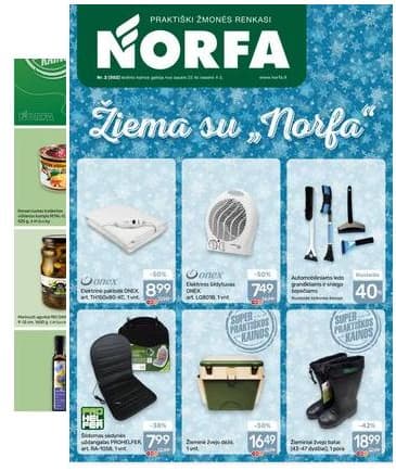 Norfa - Akcijų leidinys NORFA Nr. 2 (502) 2026-01-22 – 2026-02-04