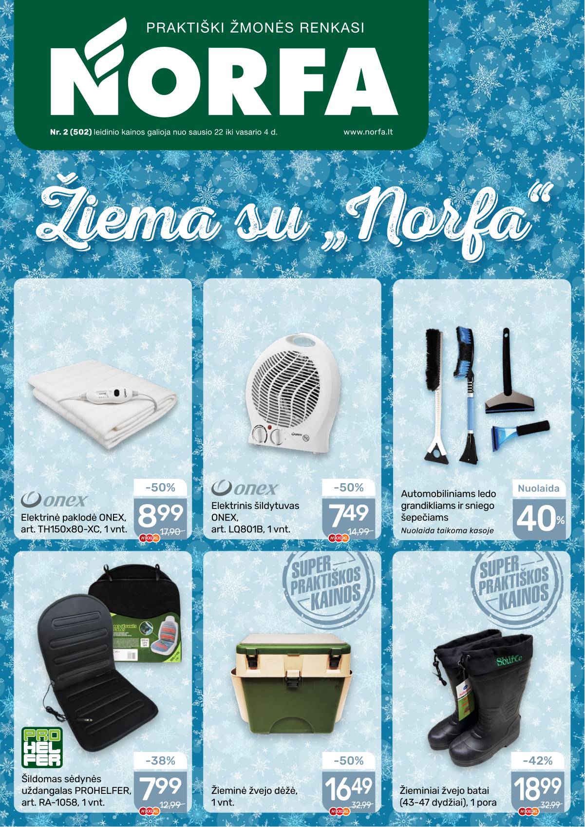 Norfa - Akcijų leidinys NORFA Nr. 2 (502) 1 puslapis