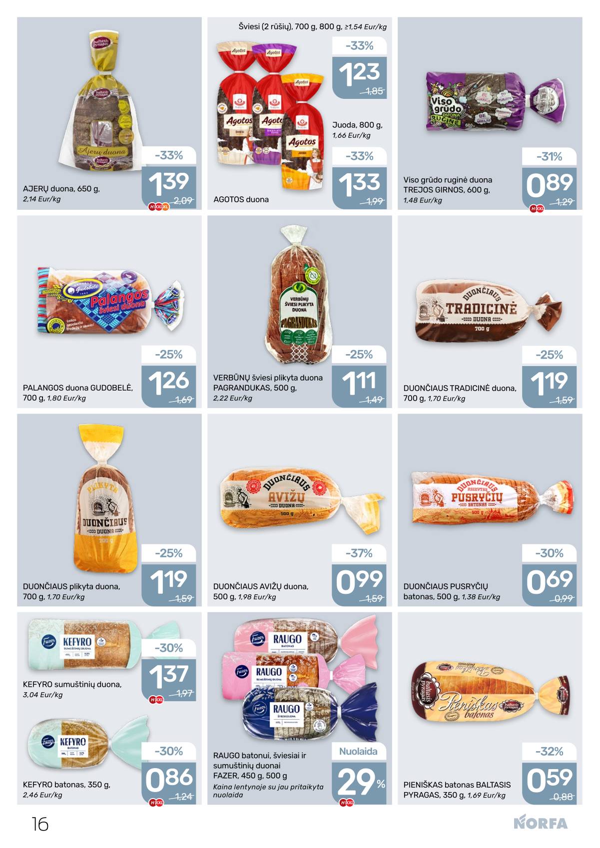 Norfa - Akcijų leidinys NORFA Nr. 2 (502) 16 puslapis