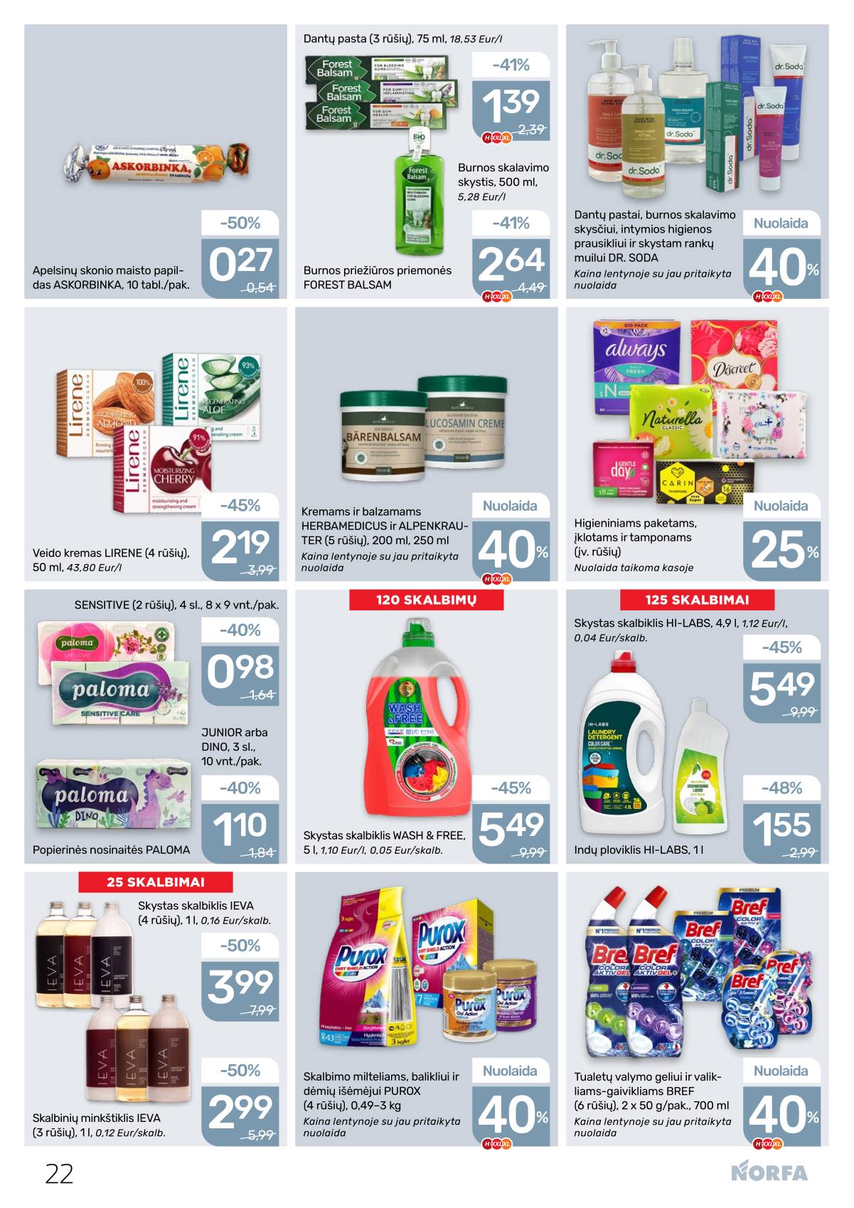 Norfa - Akcijų leidinys NORFA Nr. 2 (502) 22 puslapis