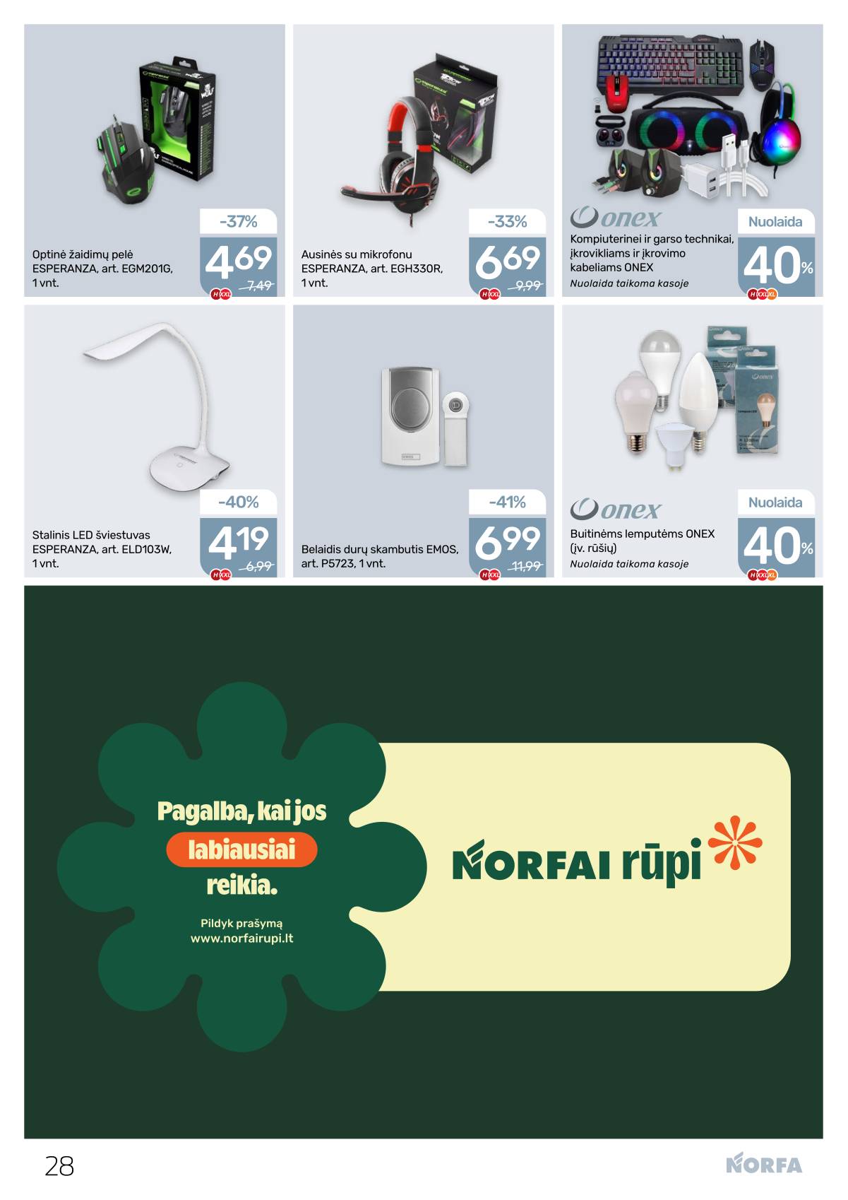 Norfa - Akcijų leidinys NORFA Nr. 2 (502) 28 puslapis