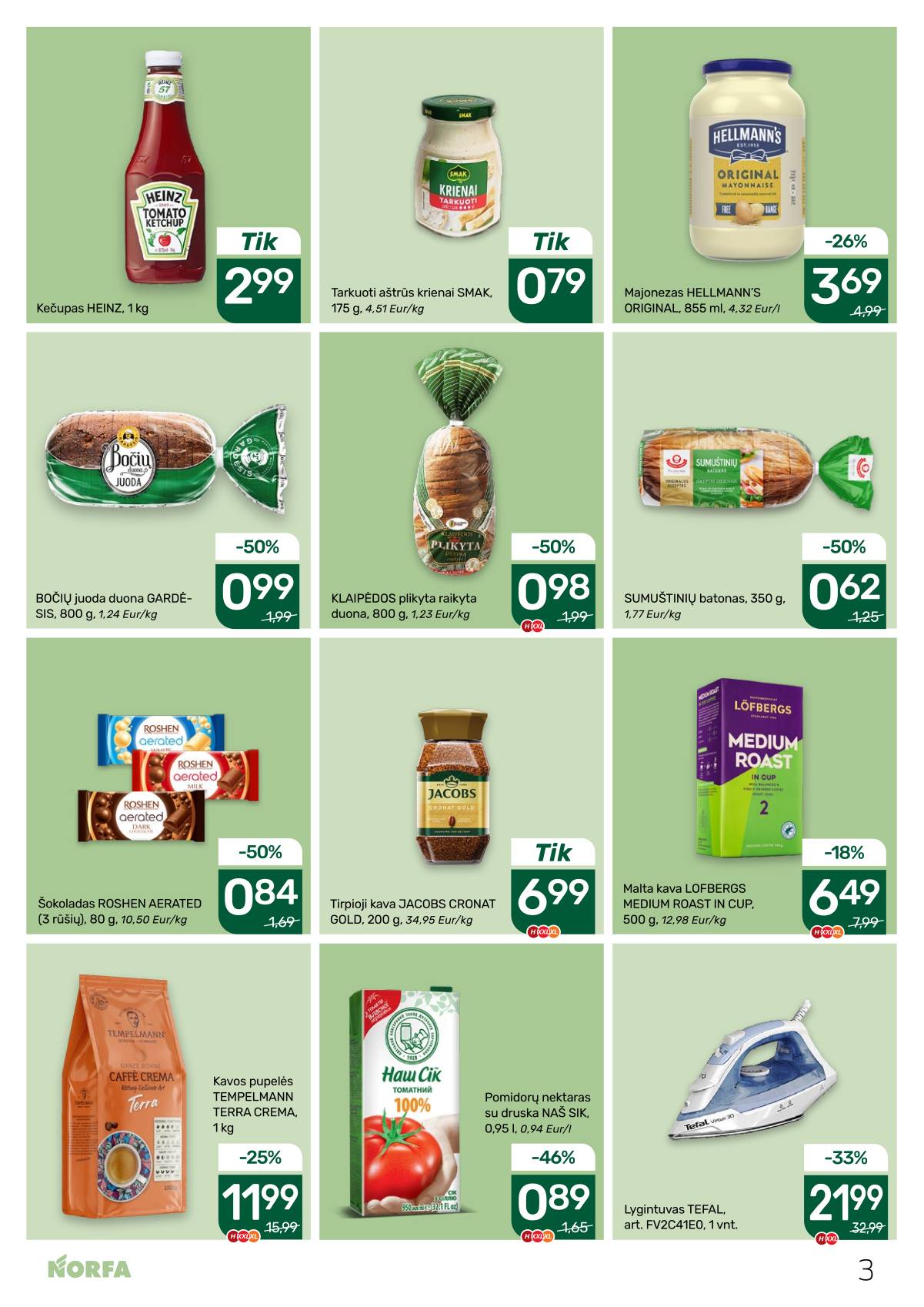 Norfa - Akcijų leidinys NORFA Nr. 2 (502) 3 puslapis