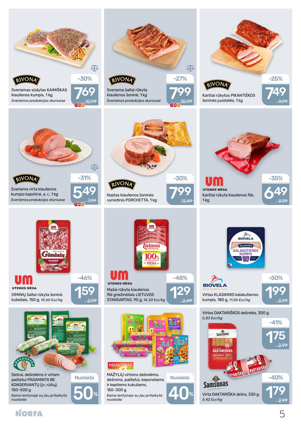 Norfa - Akcijų leidinys NORFA Nr. 2 (502) 5 puslapis