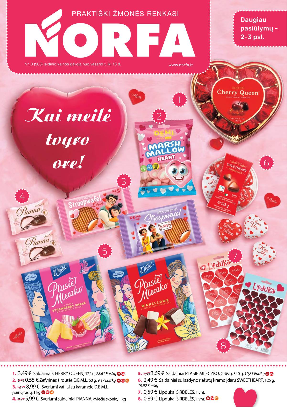 Norfa - Akcijų leidinys NORFA Nr. 3 (503) 1 puslapis