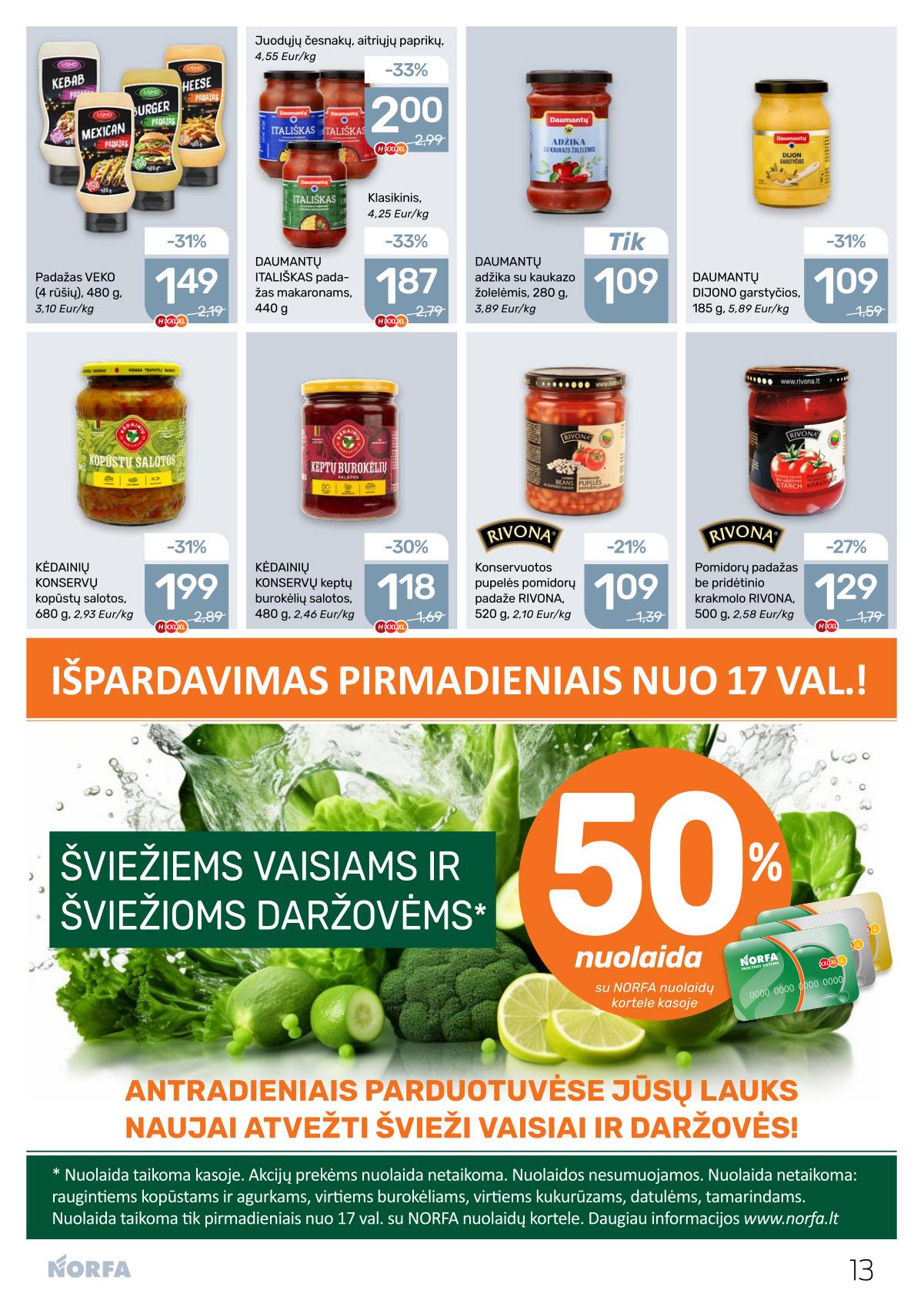 Norfa - Akcijų leidinys NORFA Nr. 3 (503) 13 puslapis