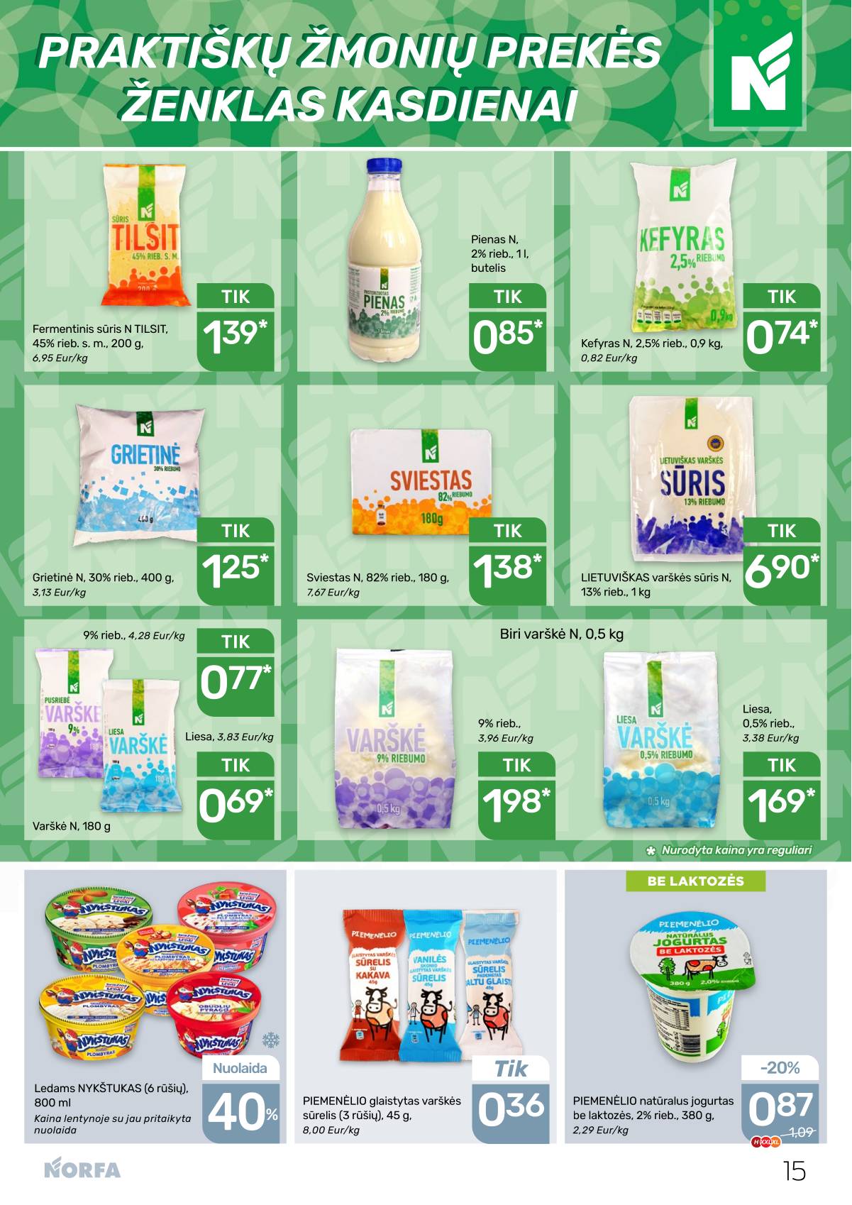 Norfa - Akcijų leidinys NORFA Nr. 4 (504) 15 puslapis