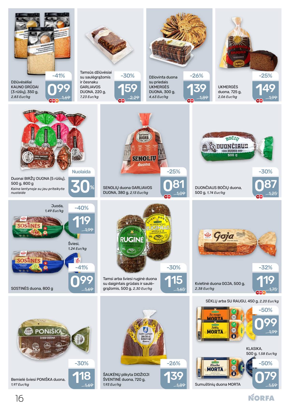 Norfa - Akcijų leidinys NORFA Nr. 4 (504) 16 puslapis