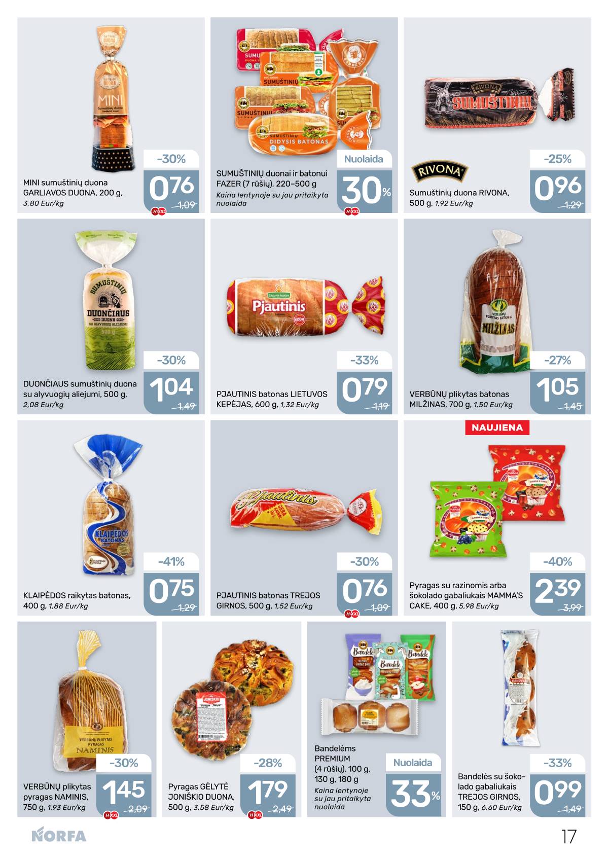 Norfa - Akcijų leidinys NORFA Nr. 4 (504) 17 puslapis