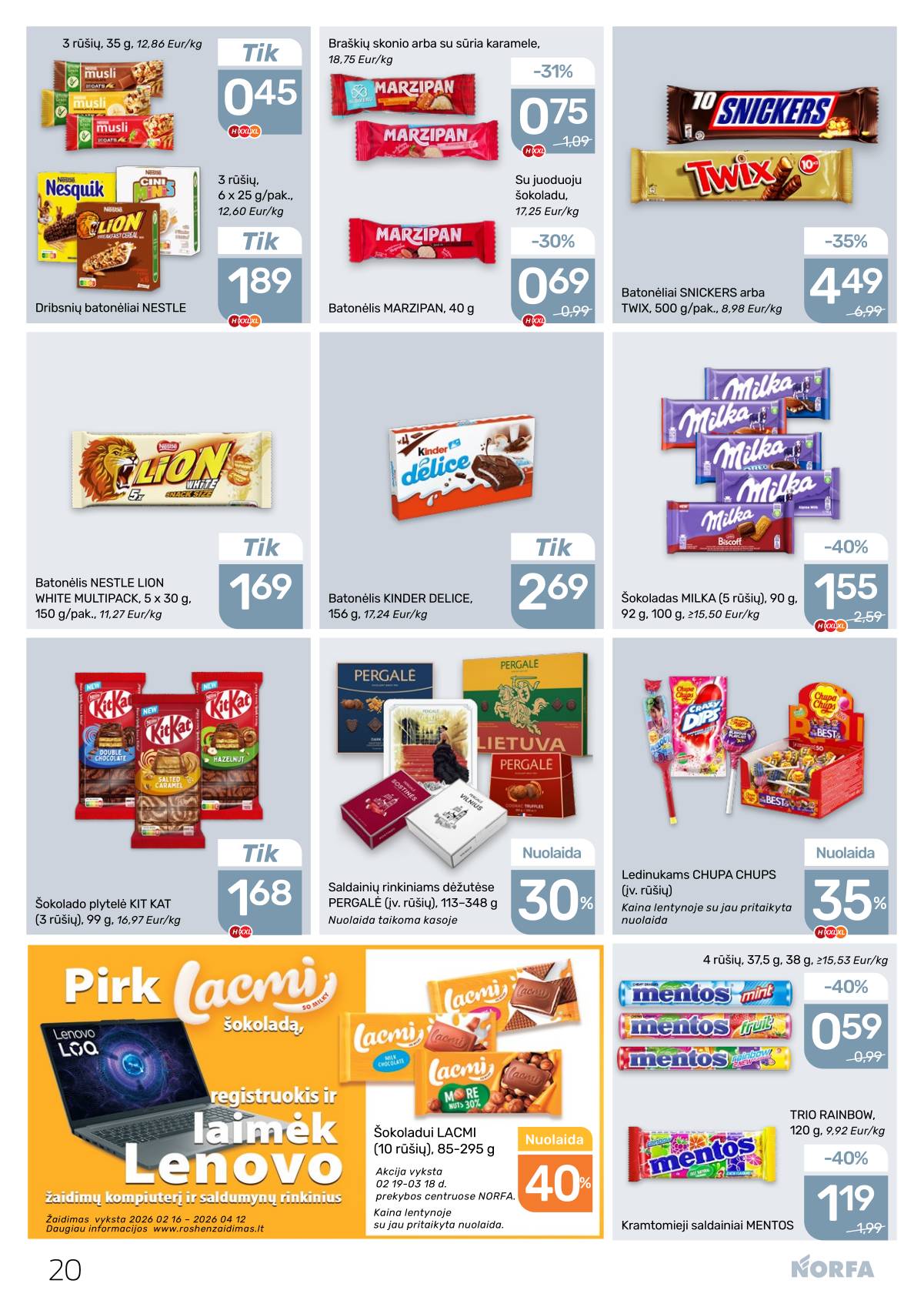 Norfa - Akcijų leidinys NORFA Nr. 4 (504) 20 puslapis