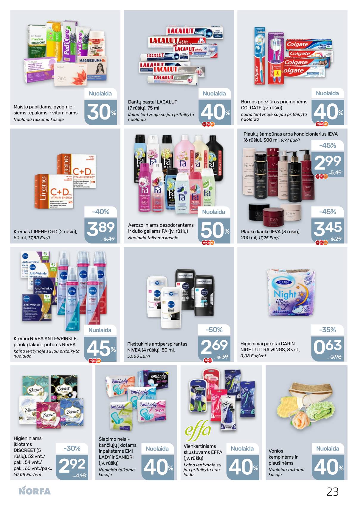 Norfa - Akcijų leidinys NORFA Nr. 4 (504) 23 puslapis