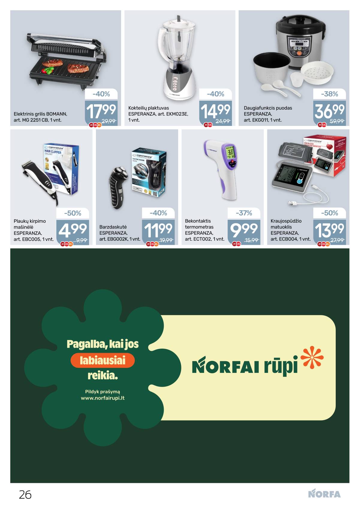 Norfa - Akcijų leidinys NORFA Nr. 4 (504) 26 puslapis