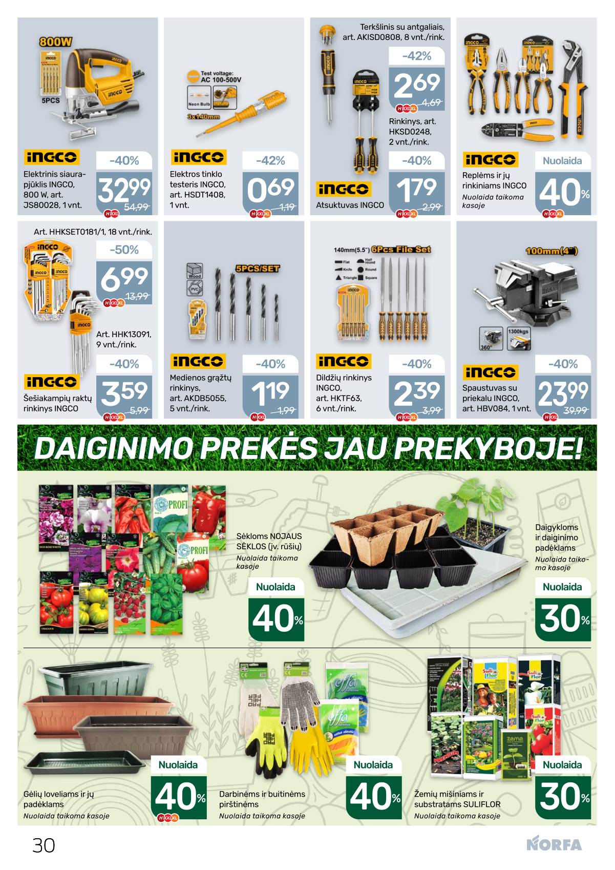 Norfa - Akcijų leidinys NORFA Nr. 4 (504) 30 puslapis