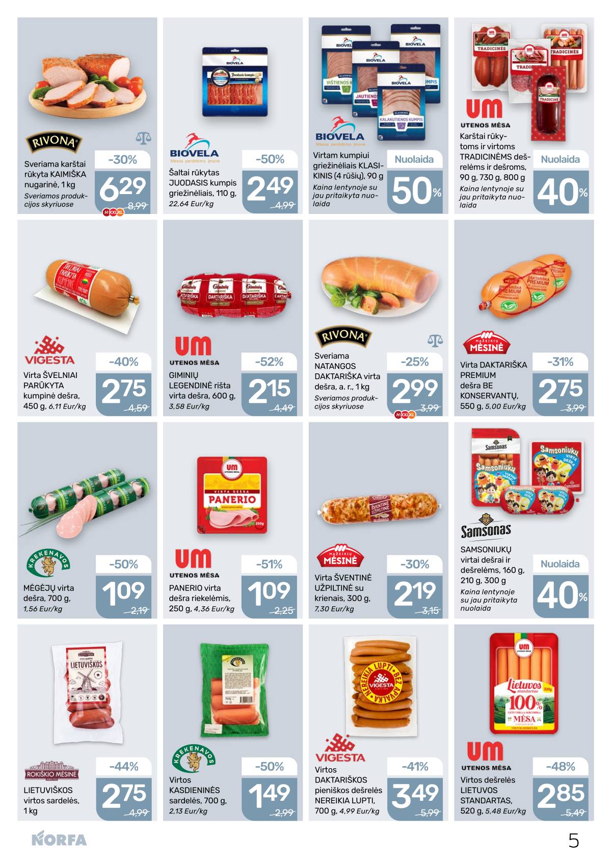 Norfa - Akcijų leidinys NORFA Nr. 4 (504) 5 puslapis