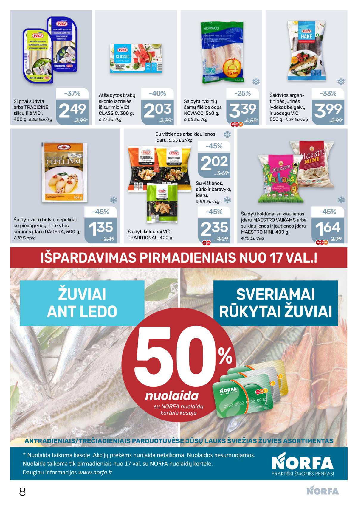 Norfa - Akcijų leidinys NORFA Nr. 4 (504) 8 puslapis