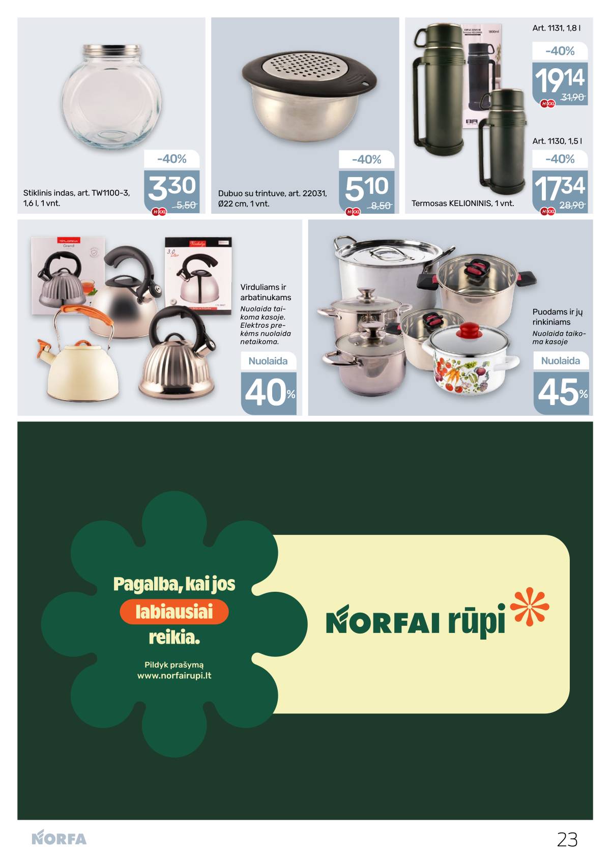 Norfa - Akcijų leidinys NORFA Nr. 5 (505) 23 puslapis