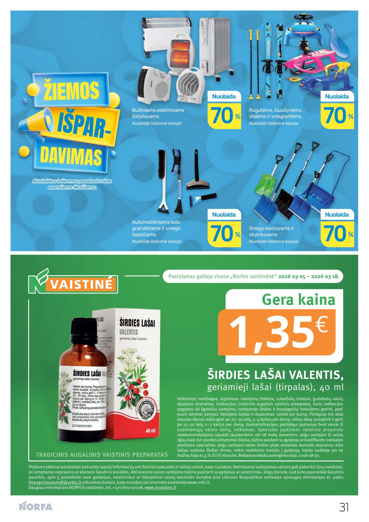 Norfa - Akcijų leidinys NORFA Nr. 5 (505) 31 puslapis