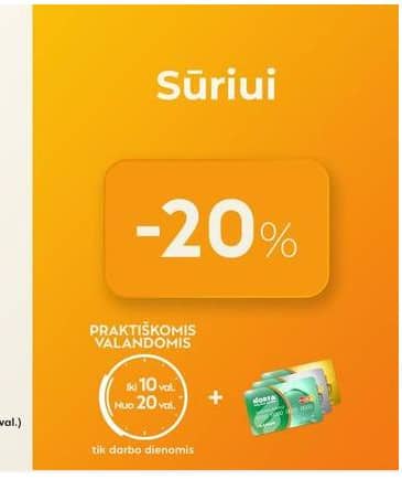 Norfa - NORFA akcijų leidinys "PRAKTIŠKOMIS VALANDOMIS" 2026-03-16 - 2026-03-20 2026-03-16 – 2026-03-20