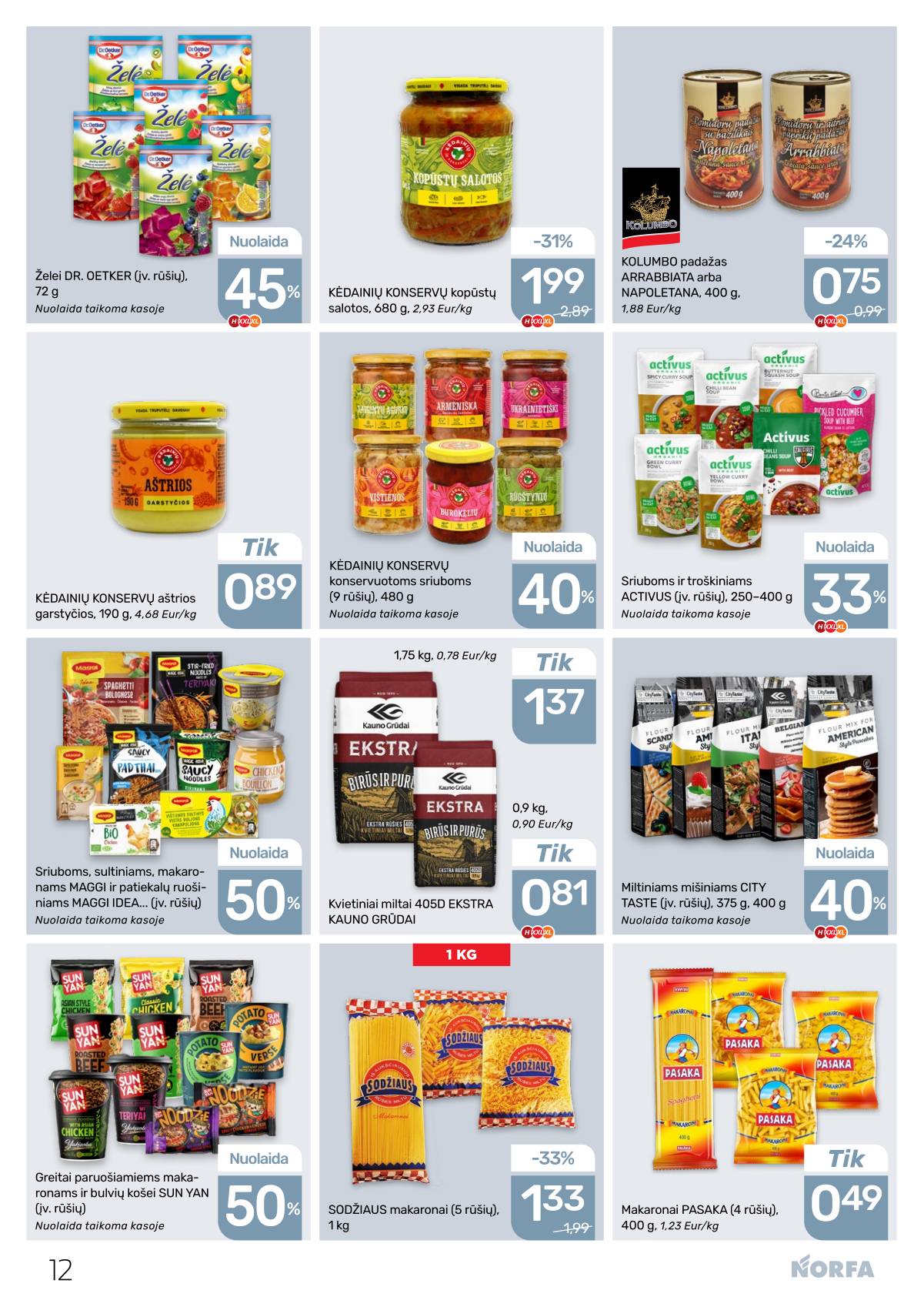 Norfa - Akcijų leidinys NORFA Nr. 6 (506) 12 puslapis