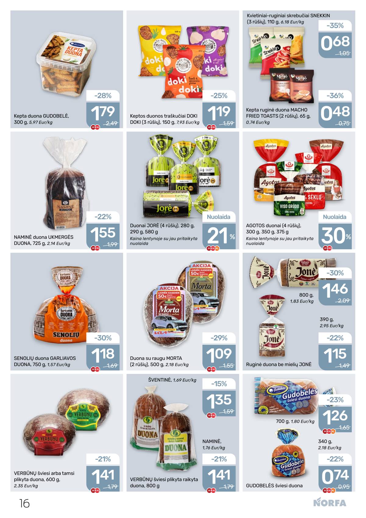 Norfa - Akcijų leidinys NORFA Nr. 6 (506) 16 puslapis