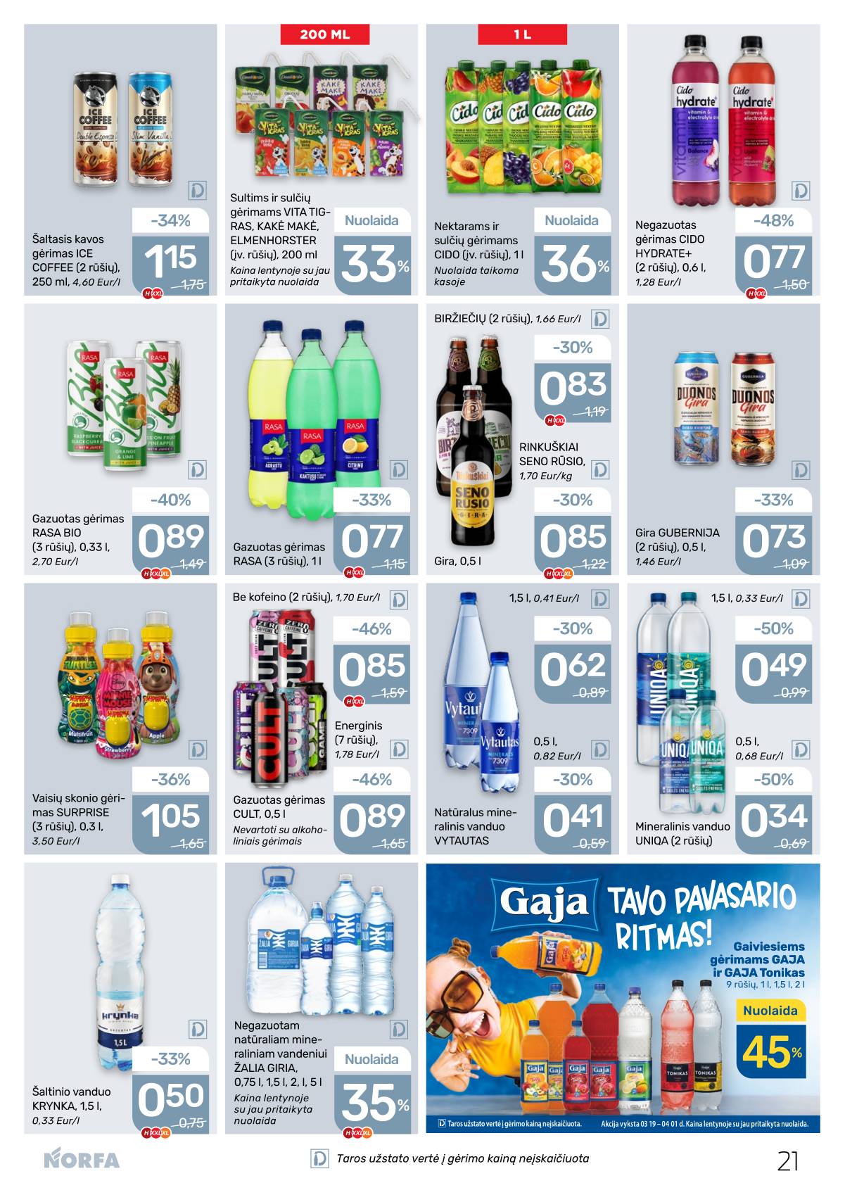 Norfa - Akcijų leidinys NORFA Nr. 6 (506) 21 puslapis