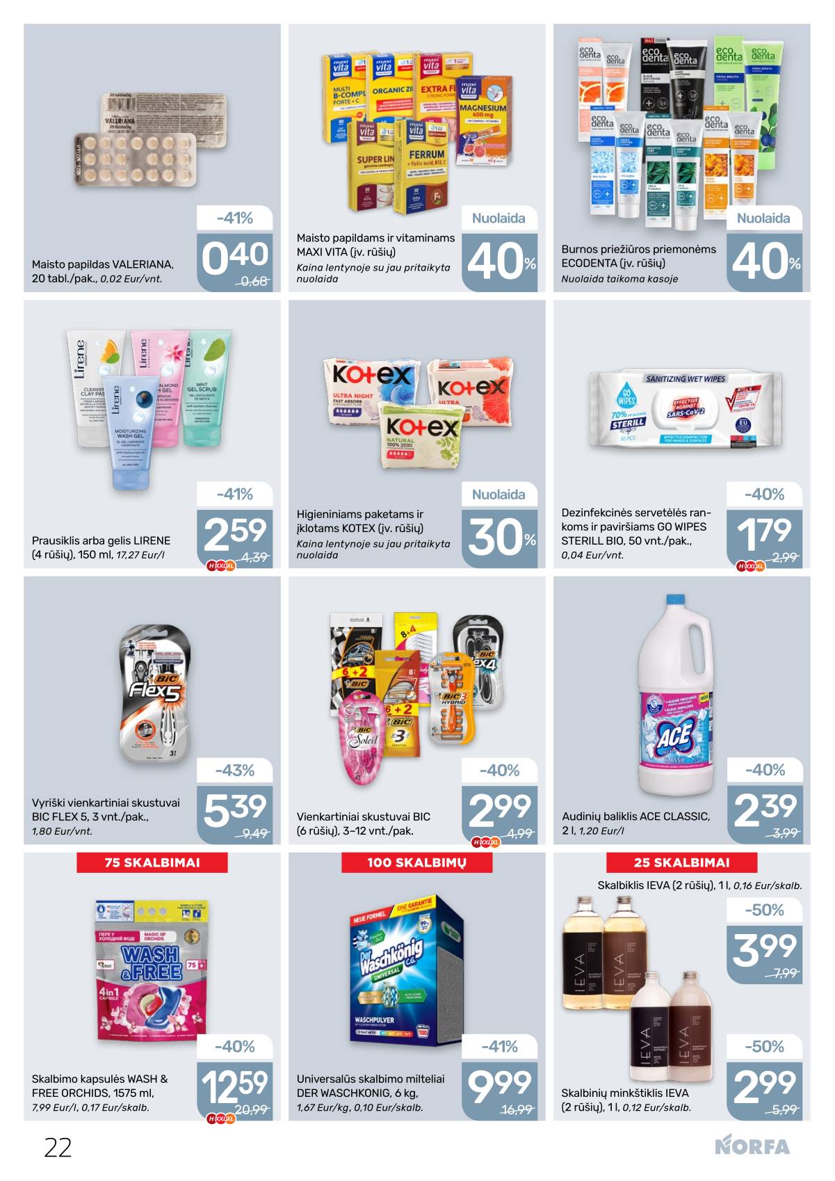 Norfa - Akcijų leidinys NORFA Nr. 6 (506) 22 puslapis