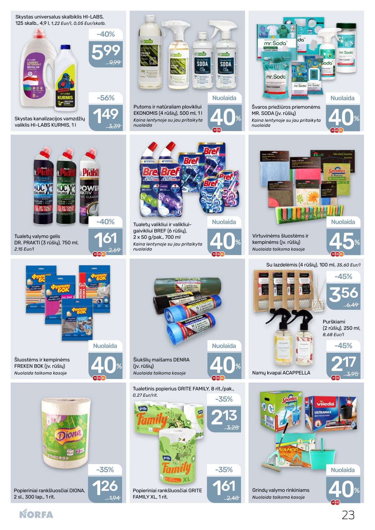 Norfa - Akcijų leidinys NORFA Nr. 6 (506) 23 puslapis