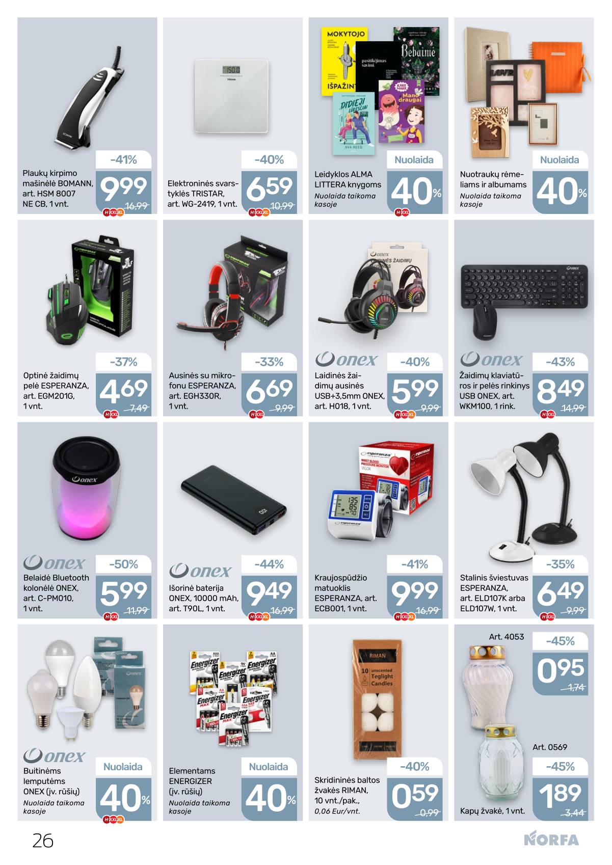 Norfa - Akcijų leidinys NORFA Nr. 6 (506) 26 puslapis