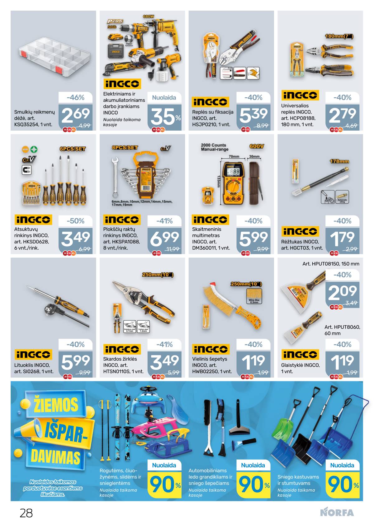 Norfa - Akcijų leidinys NORFA Nr. 6 (506) 28 puslapis
