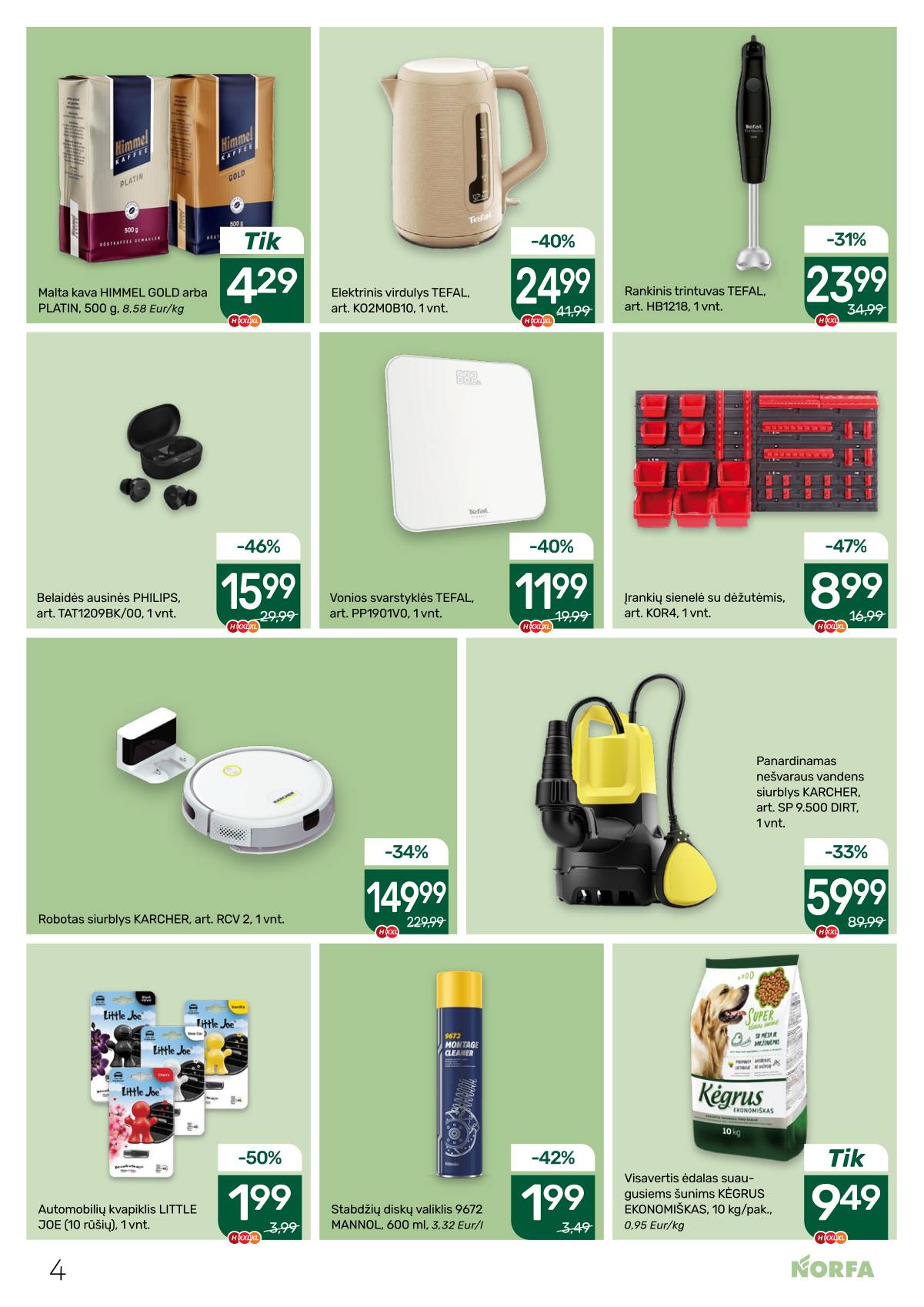 Norfa - Akcijų leidinys NORFA Nr. 6 (506) 4 puslapis