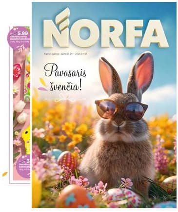 Norfa - Pavasaris švenčia! 2026-03-24 – 2026-04-07