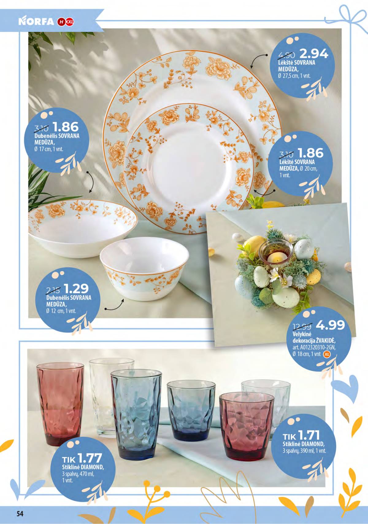 Norfa - Pavasaris švenčia! 54 puslapis