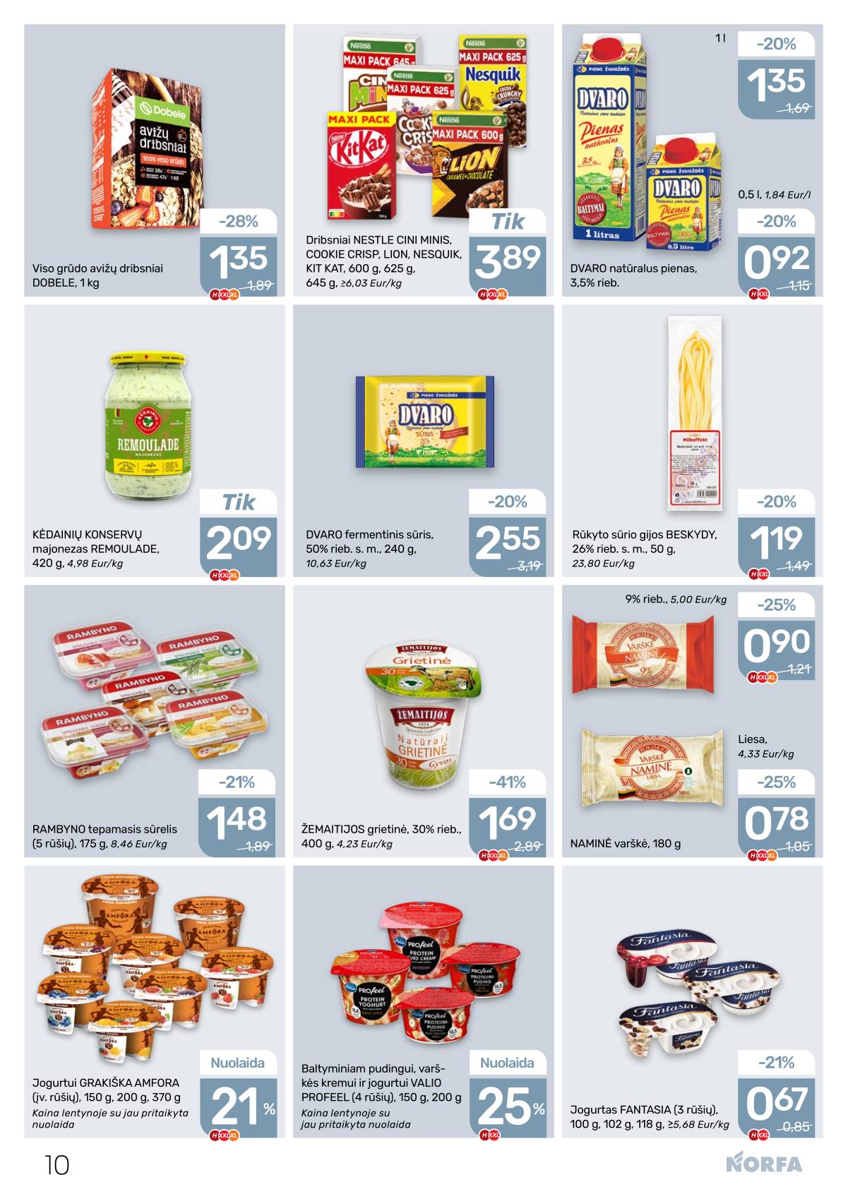 Norfa - NORFA savaitinis akcijų leidinys Nr. 7 | 2026-04-02 - 2026-04-15 10 puslapis