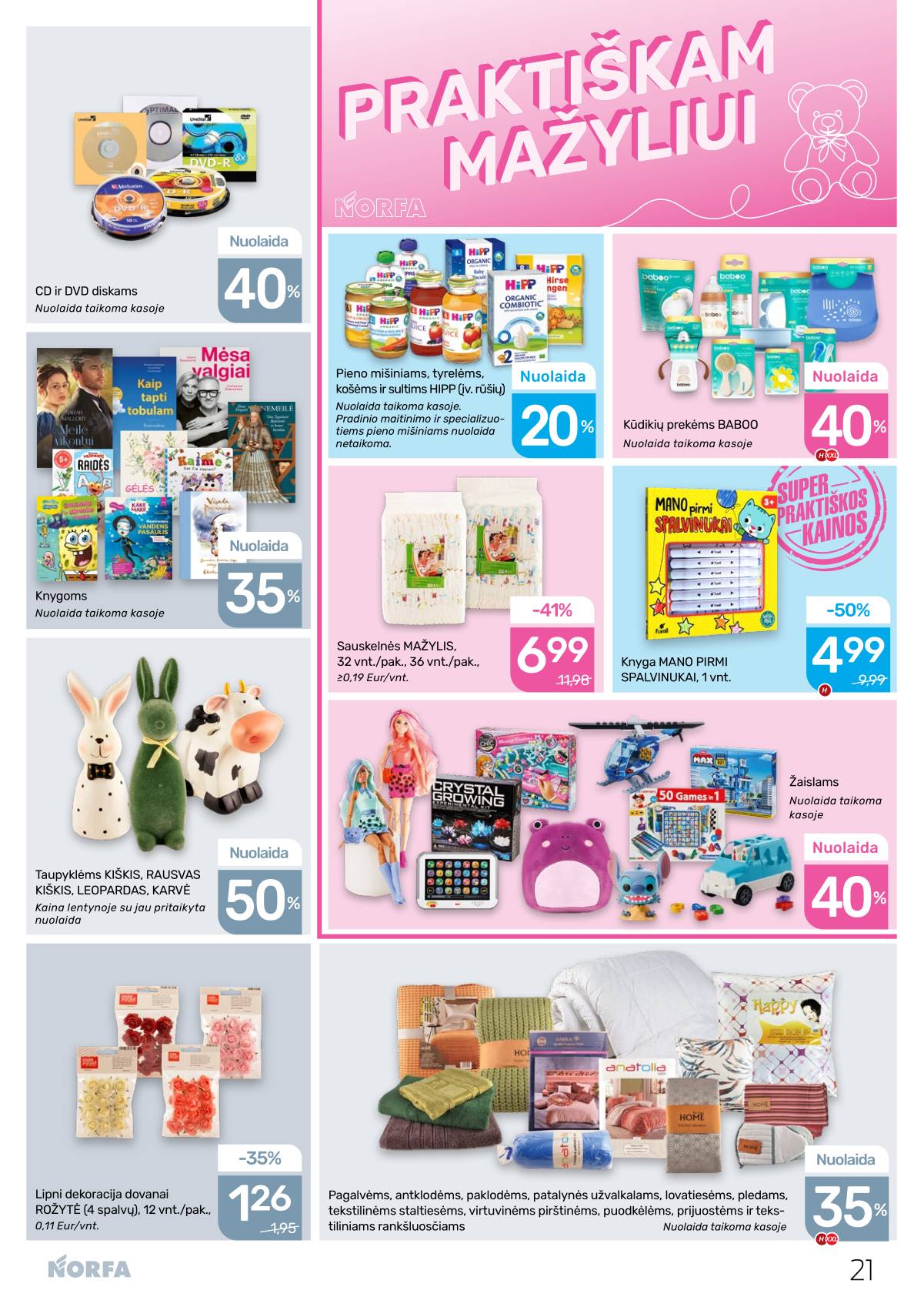 Norfa - NORFA savaitinis akcijų leidinys Nr. 7 | 2026-04-02 - 2026-04-15 21 puslapis