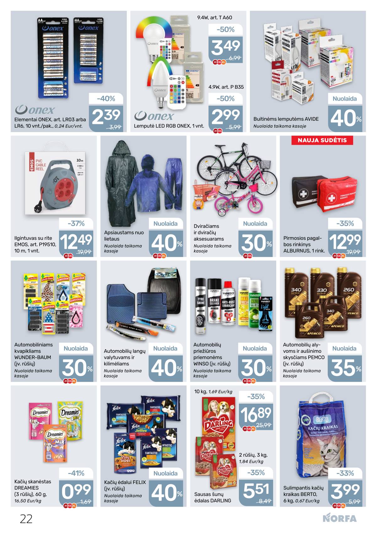 Norfa - NORFA savaitinis akcijų leidinys Nr. 7 | 2026-04-02 - 2026-04-15 22 puslapis