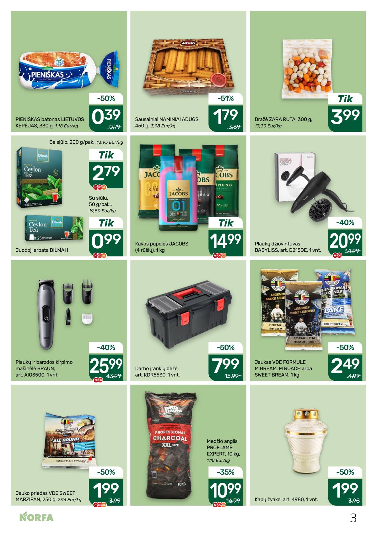 Norfa - NORFA savaitinis akcijų leidinys Nr. 7 | 2026-04-02 - 2026-04-15 3 puslapis