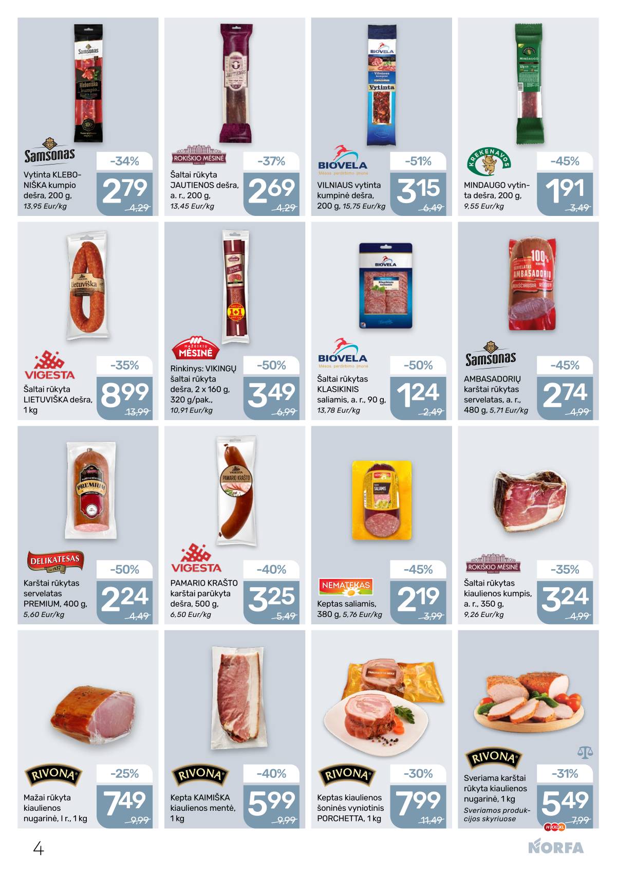 Norfa - NORFA savaitinis akcijų leidinys Nr. 7 | 2026-04-02 - 2026-04-15 4 puslapis