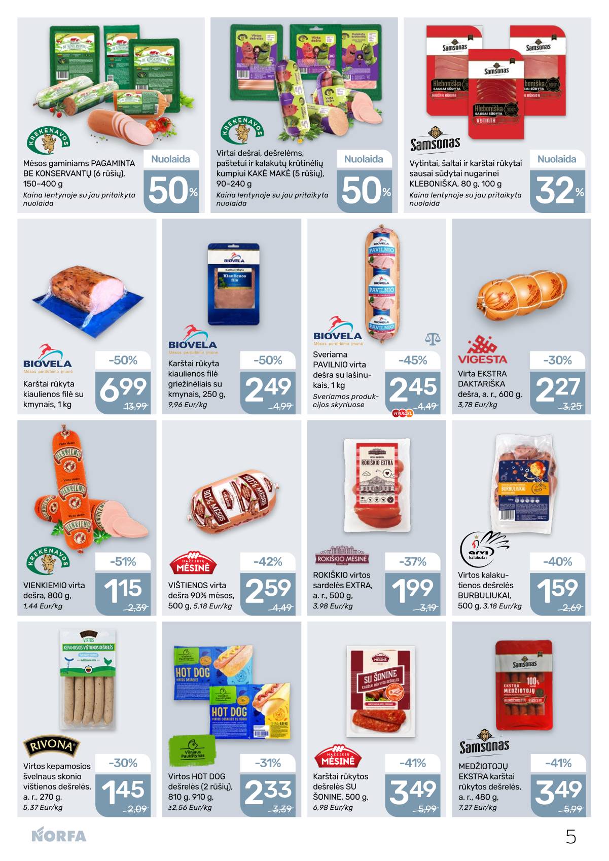 Norfa - NORFA savaitinis akcijų leidinys Nr. 7 | 2026-04-02 - 2026-04-15 5 puslapis