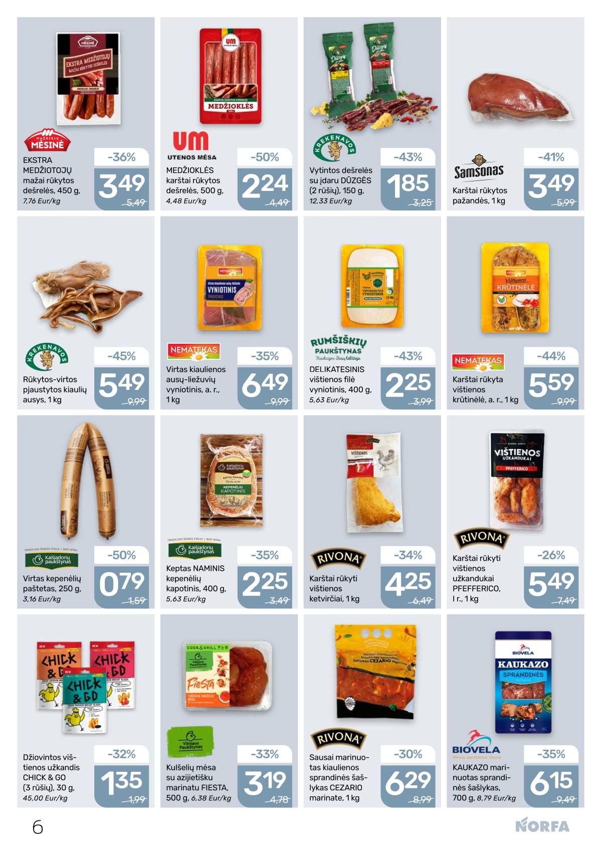 Norfa - NORFA savaitinis akcijų leidinys Nr. 7 | 2026-04-02 - 2026-04-15 6 puslapis