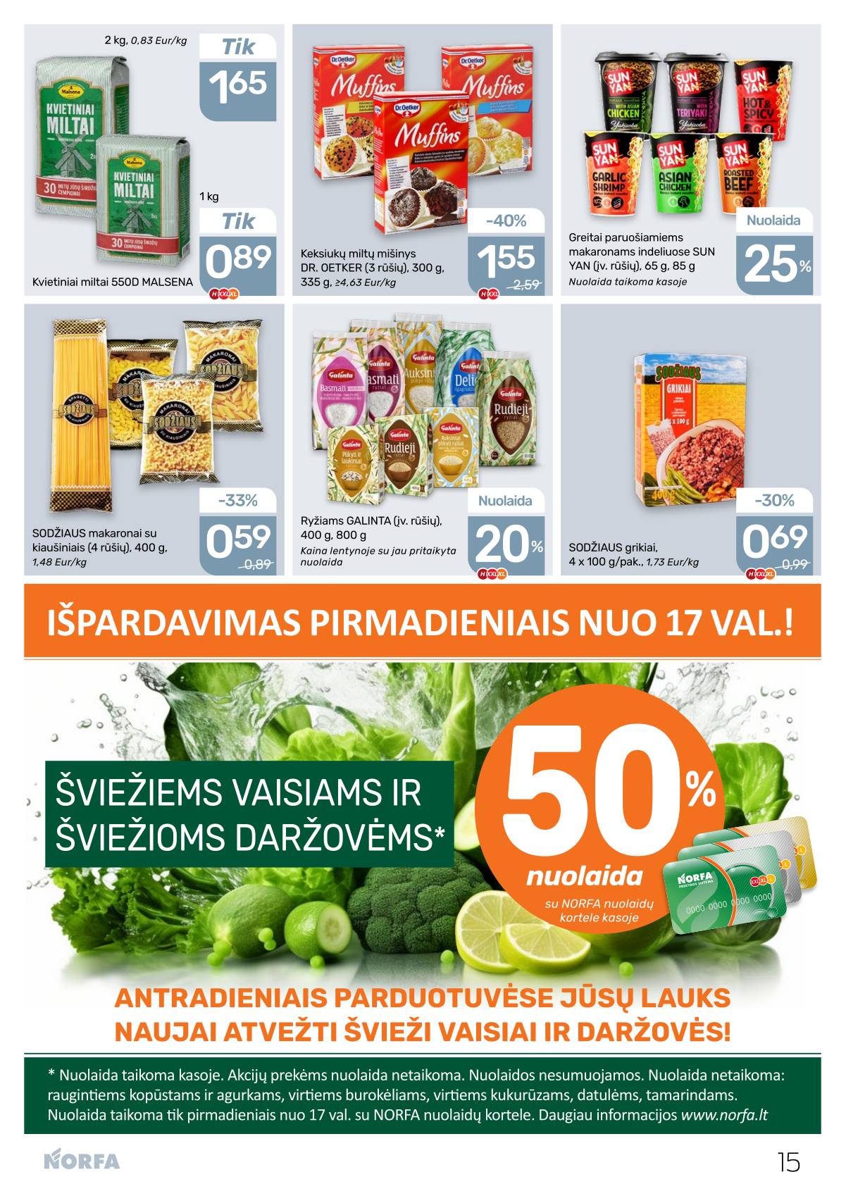 Norfa - Akcijų leidinys NORFA Nr. 8 (508) 15 puslapis