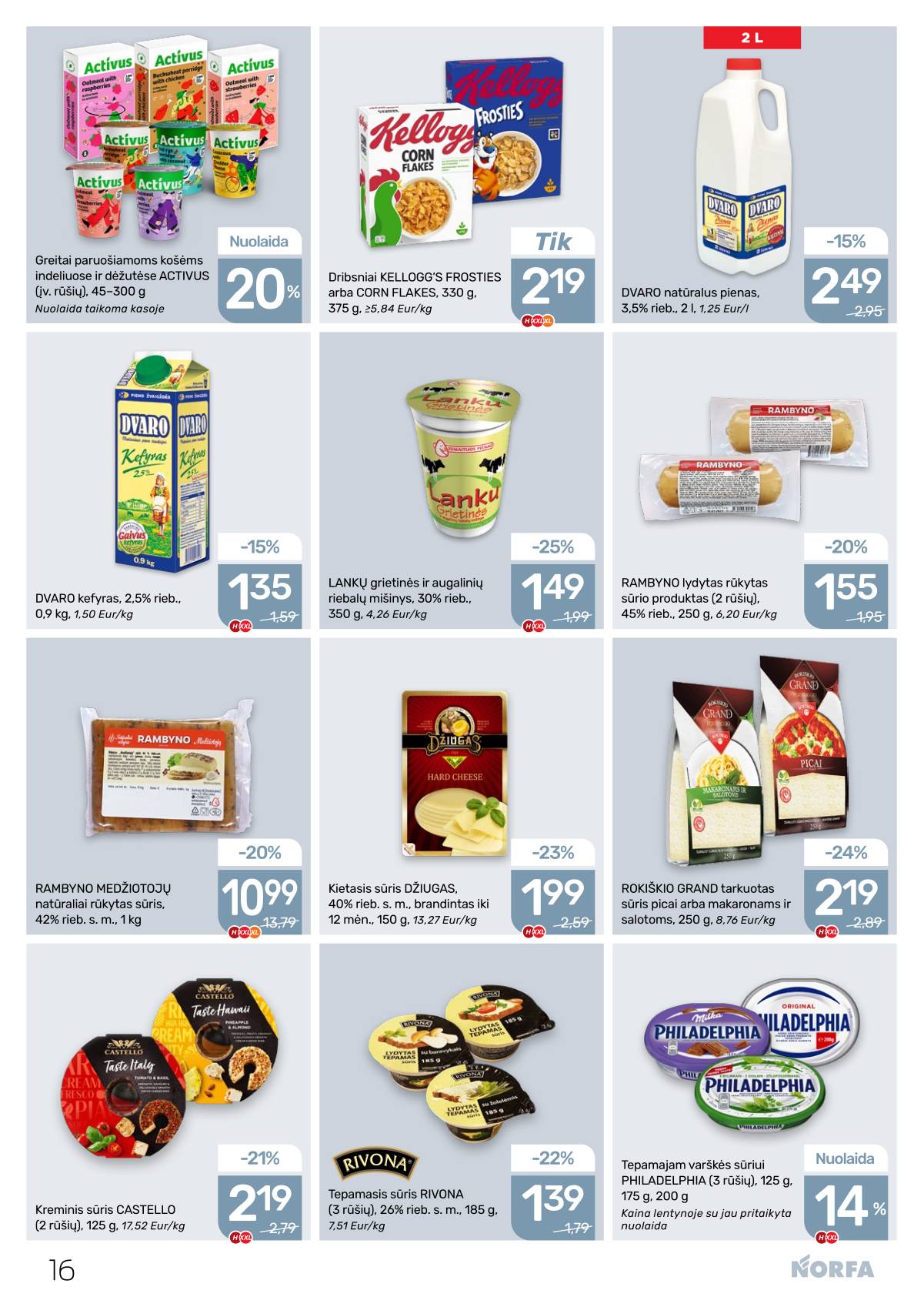 Norfa - Akcijų leidinys NORFA Nr. 8 (508) 16 puslapis