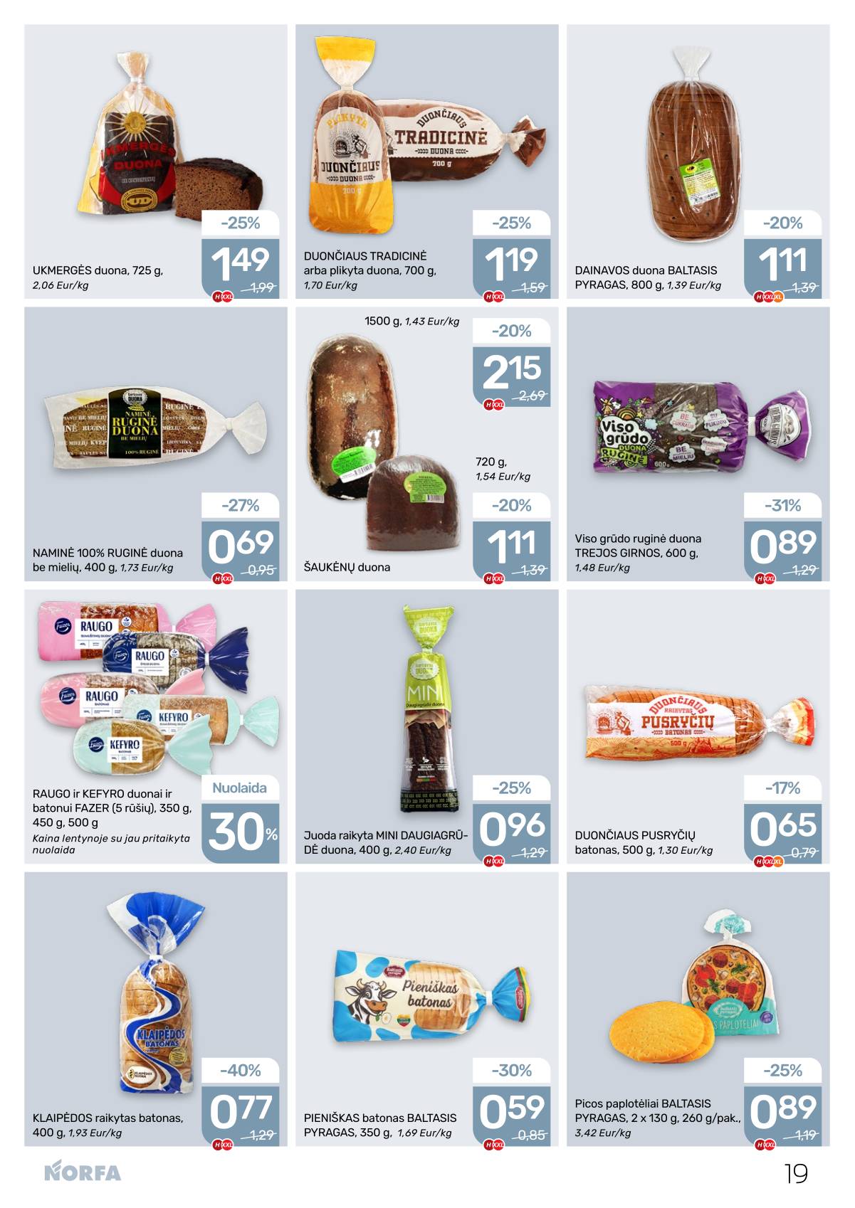 Norfa - Akcijų leidinys NORFA Nr. 8 (508) 19 puslapis