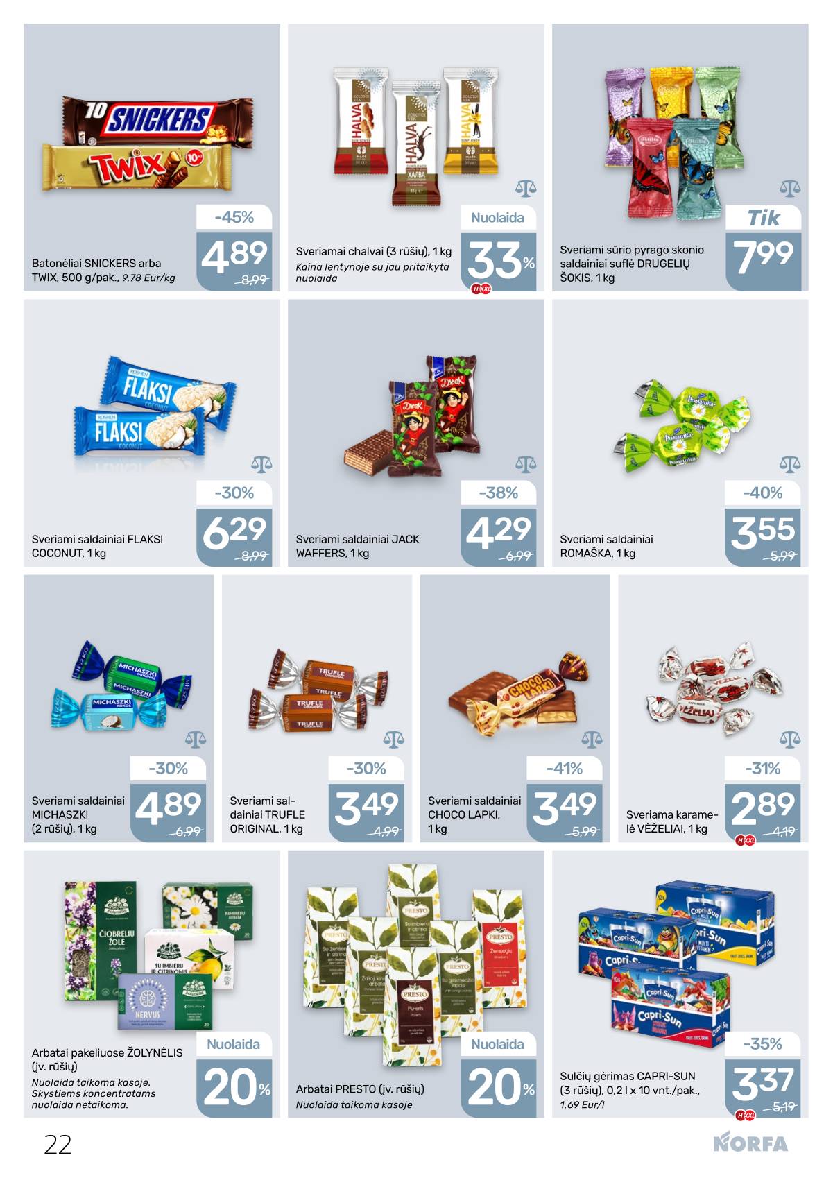 Norfa - Akcijų leidinys NORFA Nr. 8 (508) 22 puslapis