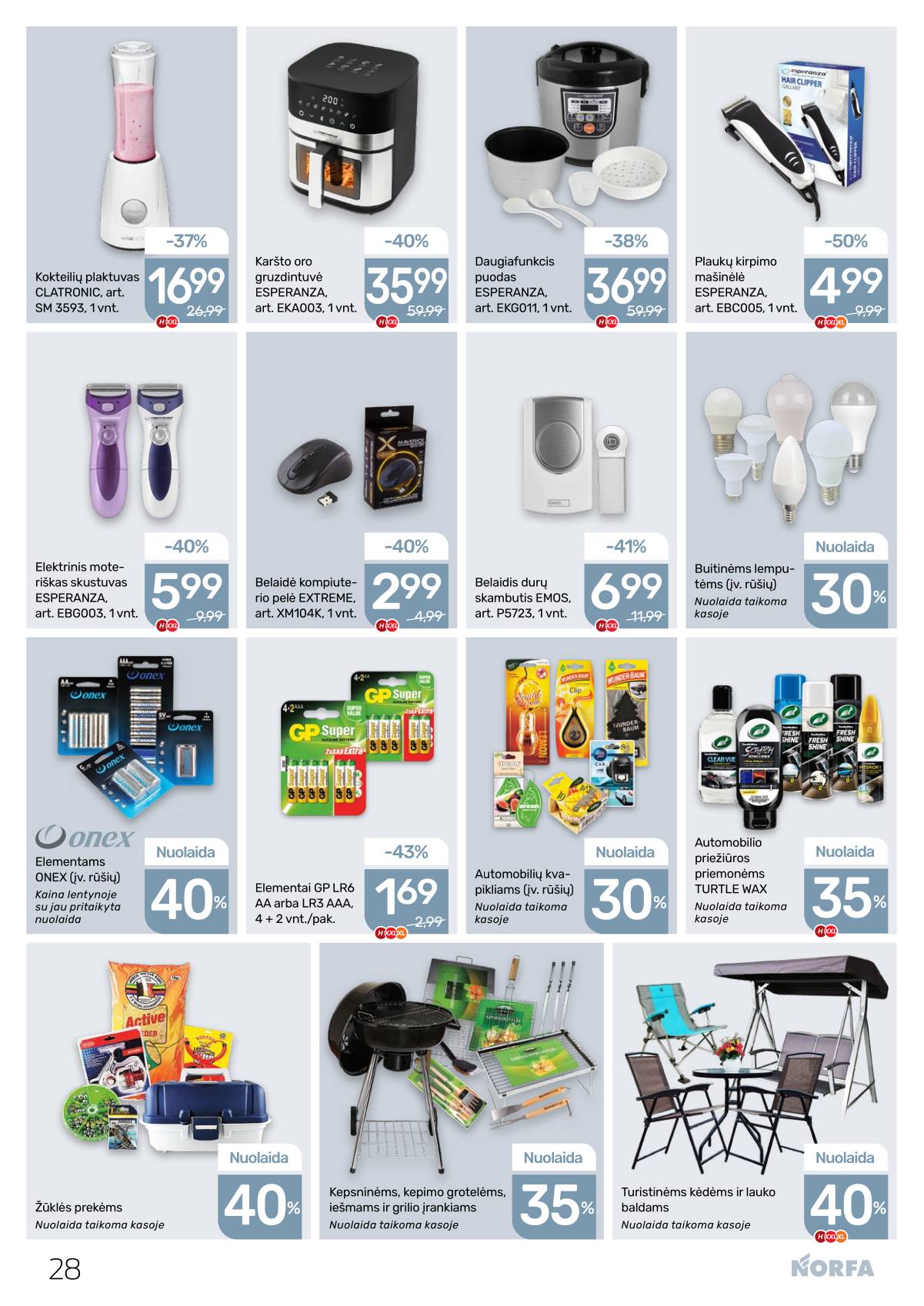 Norfa - Akcijų leidinys NORFA Nr. 8 (508) 28 puslapis