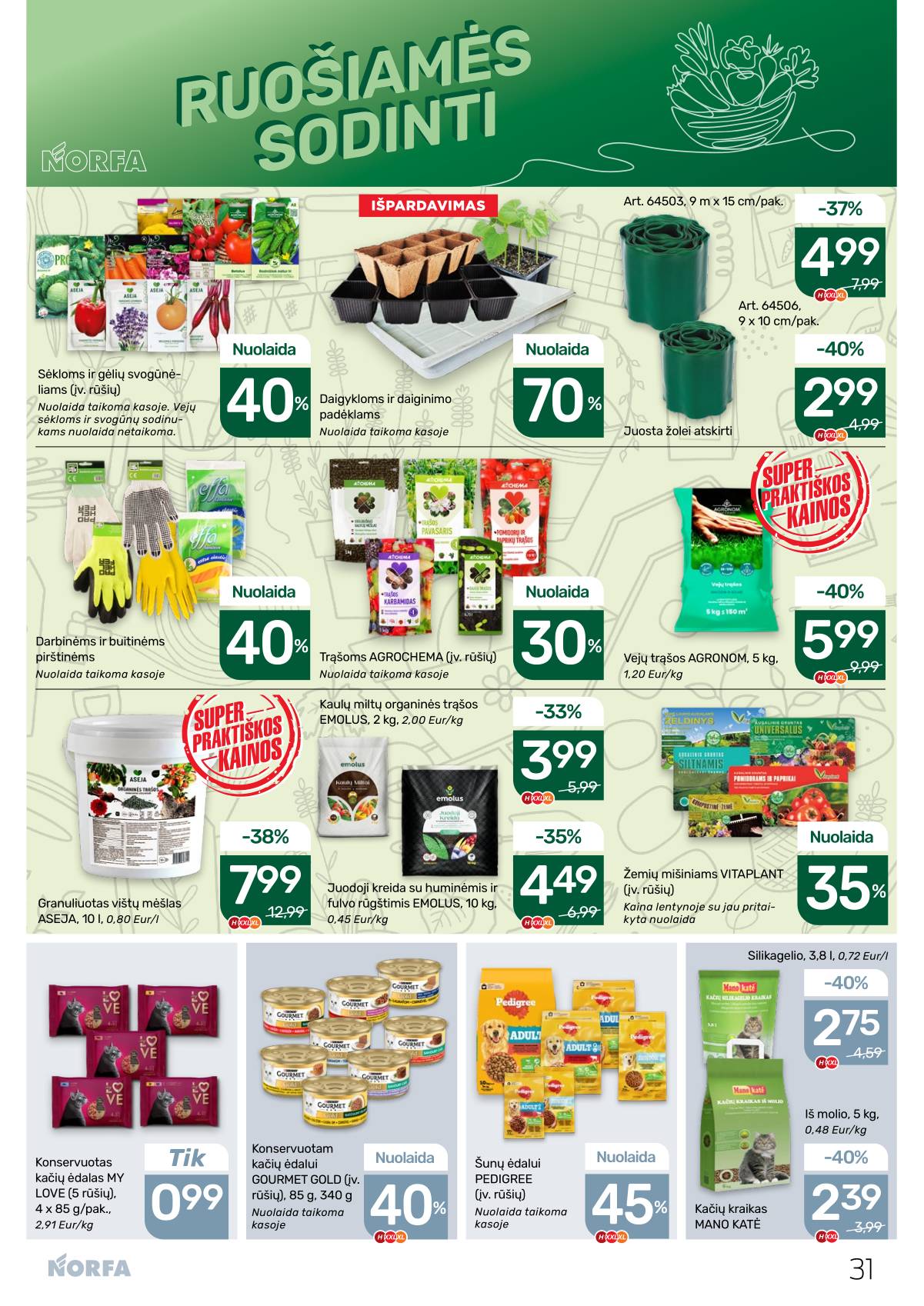 Norfa - Akcijų leidinys NORFA Nr. 8 (508) 31 puslapis