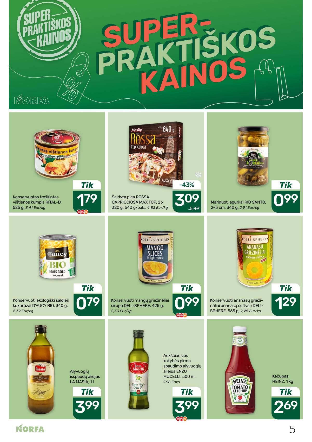 Norfa - Akcijų leidinys NORFA Nr. 8 (508) 5 puslapis