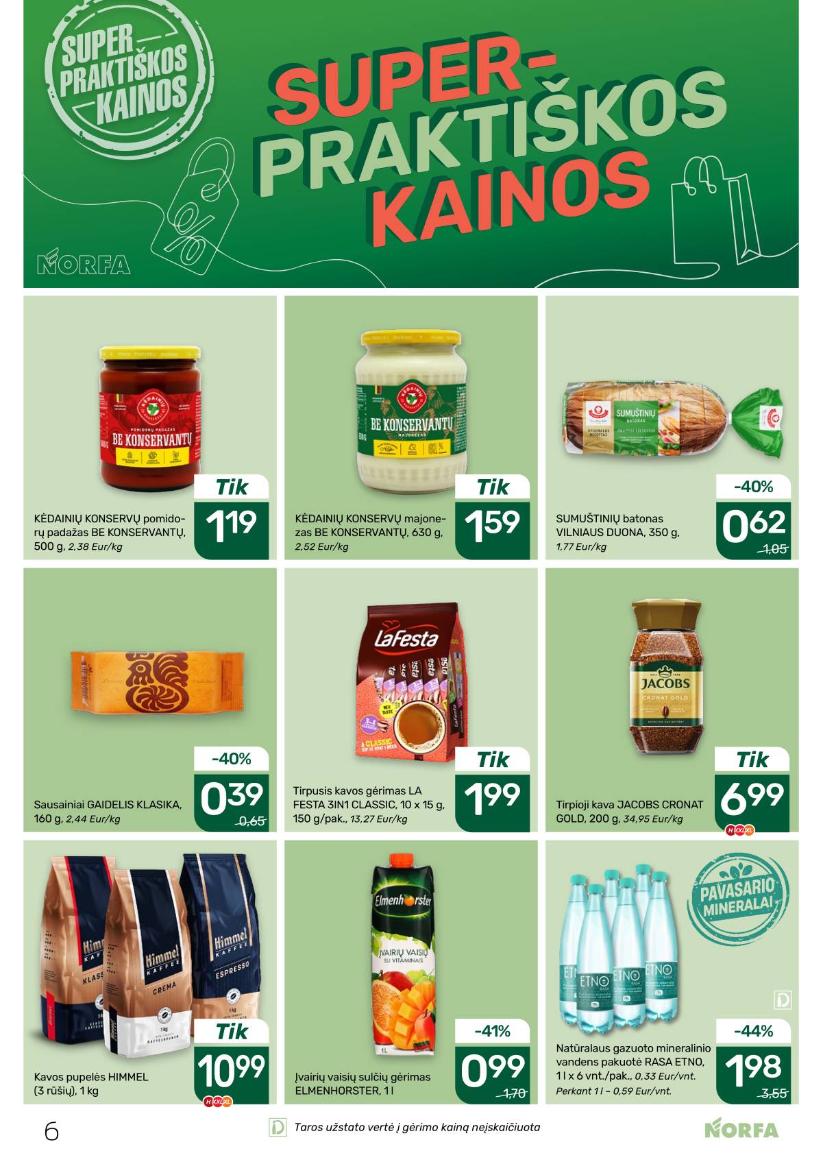 Norfa - Akcijų leidinys NORFA Nr. 8 (508) 6 puslapis