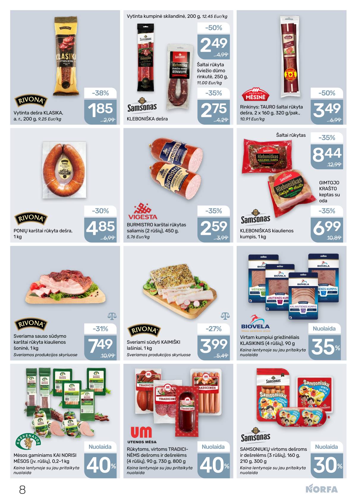 Norfa - Akcijų leidinys NORFA Nr. 8 (508) 8 puslapis