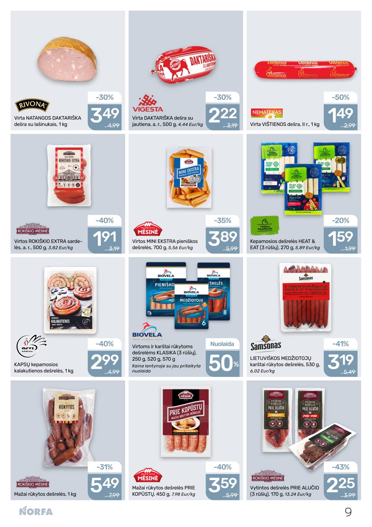 Norfa - Akcijų leidinys NORFA Nr. 8 (508) 9 puslapis