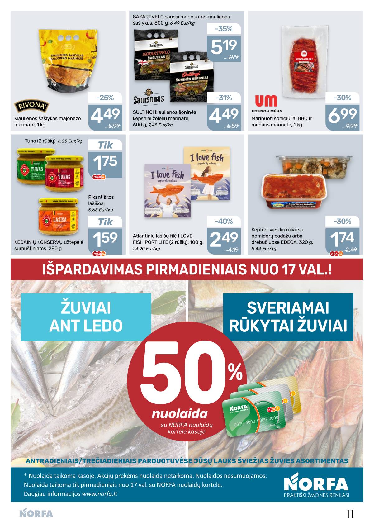 Norfa - Akcijų leidinys NORFA Nr. 9 (509) 11 puslapis